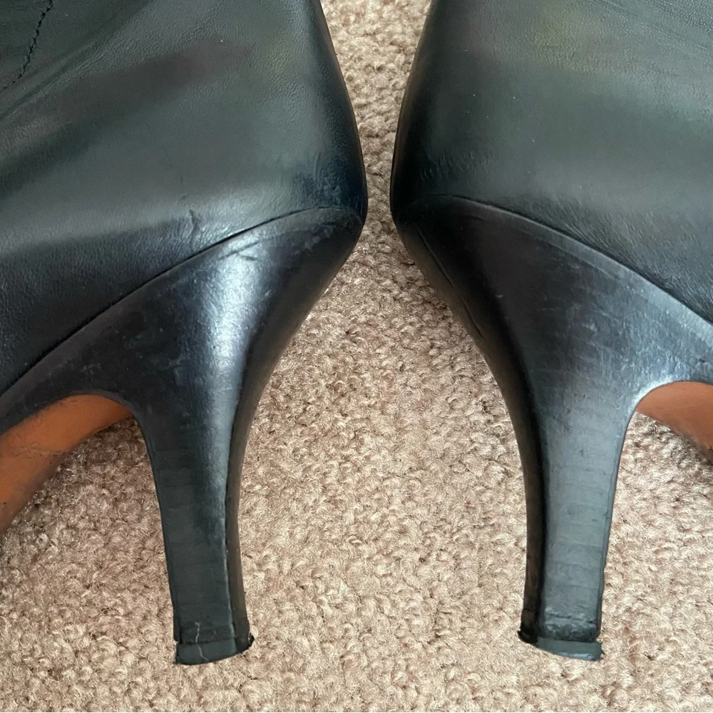 Louis Vuitton Leather Tall Stiletto Boots